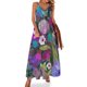 thumbnail image 1 of Moonlight Glory - Vestido sin mangas rosa y morado Vestido largo de verano para mujer Vestido de verano Vestidos largos Ropa de mujer, 1 of 7