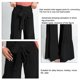 thumbnail image 5 of Pantalones Anchos De Pierna, Vendaje Transpirable Drapeado Cintura Alta Mujeres Pantalones Sueltos Para Oficina Para Vacaciones ANGGREK Otros, 5 of 8