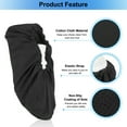 thumbnail image 4 of Uxcell Shoe Covers, 10 Pairs Reusable Shoe Protector Covers for Indoors, Black, 4 of 6