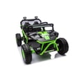 thumbnail image 2 of iRerts 36V Powered Ride on Toys for Big Kids, 2 Seater Ride on UTV Cars with Bluetooth, Music, 4 Wheels Spring Suspension, Kids Car Electric Ride on Vehicles for Boys Girls Ages 6+, Green, 2 of 8