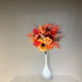 thumbnail image 4 of fall flowers sunflowers Artificial Flowers Autumn Sunflower for Fall Thanksgiving Festival Simulation Bouquet fall decor Plastic Fake Flower Ornaments Welcome Home Decorations sunflower decorations, 4 of 9