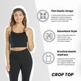 thumbnail image 3 of Everyday Yoga Tie Dye Unity Crop Tank, Scoop Neck, Sleeveless, Casual (Women’s), 3 of 9