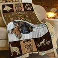 thumbnail image 2 of German Shepherd Blanket Funny German Shepherd Dog Throw Blanket for Girls Boys Super Soft Cozy Fleece Cute Animal Blanket Fuzzy Blankets for Couch Sofa Bed Gifts for Kids Adults 80"x60", 2 of 6