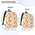 thumbnail image 3 of KLL Cartoon Squirrel Print Travel Laptop Backpack - College Backpack Business Work Bag Nurse Bag Casual Daypack for Weekender Business Hiking -Small, 3 of 6