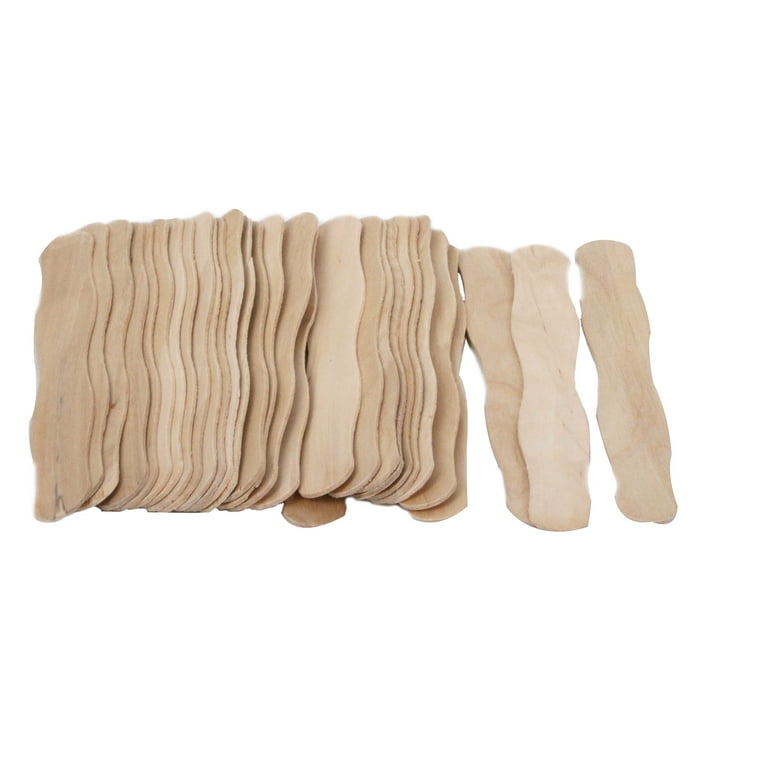 12 Packs: 30 ct. (360 total) Wavy Jumbo Wood Craft Sticks by