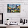 thumbnail image 3 of Epic Graffiti 'Rome Italy Piazza Navona' by Pedro Gavidia, Canvas Wall Art, 18"x12", 3 of 8