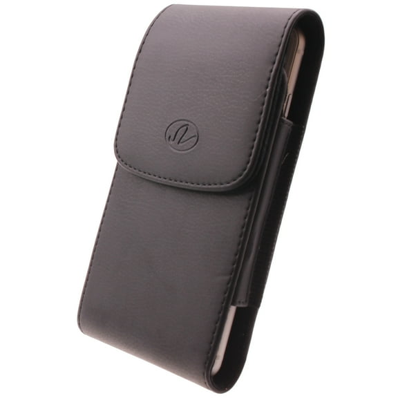 Case Belt Clip for Samsung Galaxy S24 Plus - Leather Holster Cover Pouch Vertical Carry Protective for Galaxy S24 Plus