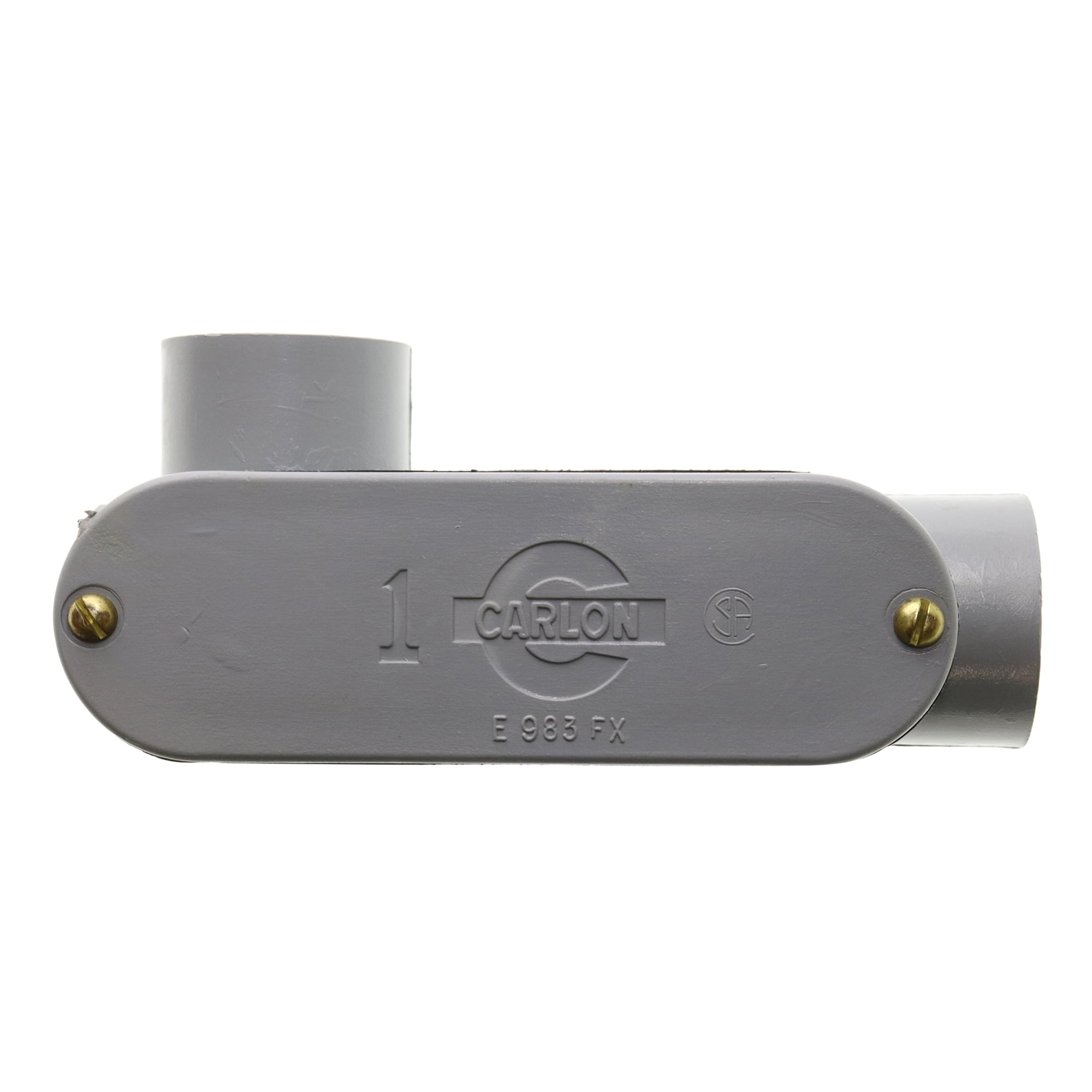 Carlon E984F Rigid NonMetallic PVC TypeLL Conduit Access Body, 1Inch