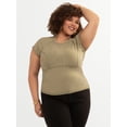 thumbnail image 2 of Jessica Simpson Women's and Women's Plus Eydie Tee, Sizes XS-4X, 2 of 7