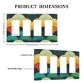 thumbnail image 3 of Vibrant Painting Colorful Cloud Switch Cover Decorative Wall Plate / 4-Gang Screwless / Standard Size 4.5x8 in, 3 of 5