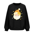 thumbnail image 4 of Fall Fashion Must Haves Womens Holiday Festive Round Neck Christmas Pullover Sweatshirt Long Sleeve Top Women Fall Clothes, 4 of 7
