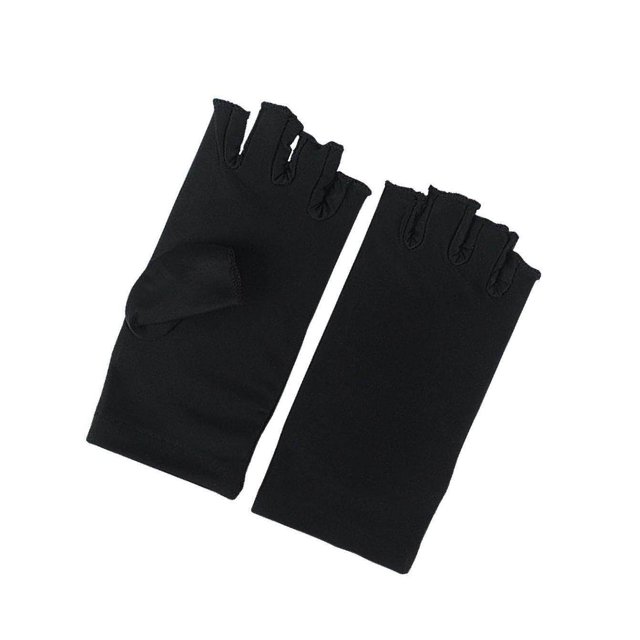 tredstone UV Curing Lamp Gloves Radiation Nail Dryer Protection Tool Salon Black