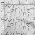 thumbnail image 1 of oneOone Cotton Silk Fabric Line Geometric Â Printed Craft Fabric BTY 42 Inch Wide, 1 of 4