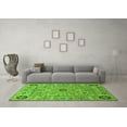 thumbnail image 3 of Ahgly Company Indoor Square Abstract Green Modern Area Rugs, 3' Square, 3 of 4