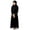 Black, variant on Mercatoo Muslim Dress for Girls Abaya with Hijab Toddler Islami𝐜 Prayer Clothes Kaftan Robe for Girls Maxi Dresses Ramadan Eid