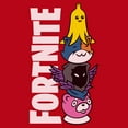 thumbnail image 2 of Mens Fortnite Cute Characters Logo Lightweight Hoodie, 2 of 4