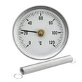 thumbnail image 3 of 63mm 0-120 ℃ Waterproof Temperature With Spring For s, Surface,Oil, Power Plants, Boat,etc (White), 3 of 8
