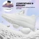 thumbnail image 3 of Zapatillas ZOVE Wide Toe Box para mujer, extra anchas, blancas 41, 3 of 7