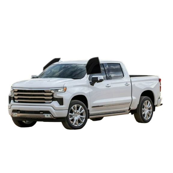 Haiy Co - PreCut 2Ply 10% Window Tint Film Kit For 2019-2025 Chevrolet Silverado 1500 Crew -Front Windows