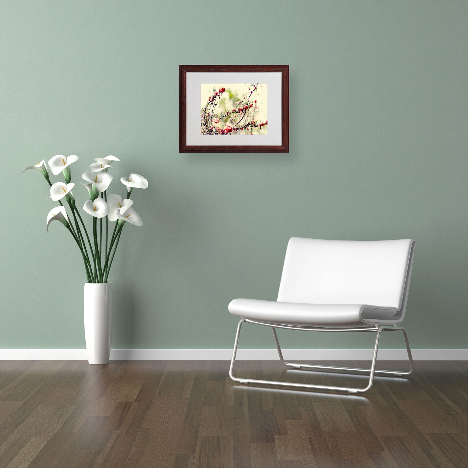 Trademark Fine Art "Summer Melody" Framed Canvas Art by Beata Czyzowska Young