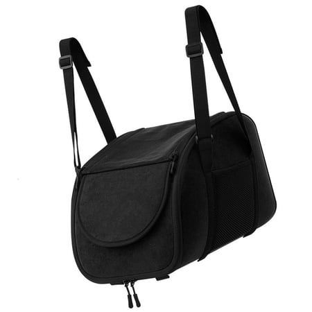Fanoery Center Console Car Pet Seat Carriers with Safety Strap & Removable Washable Cover