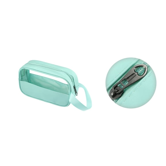 Vocoste Green Toiletry Bag Large Travel Cosmetic Bags for Women Zipper Clear Portable Makeup Organizer