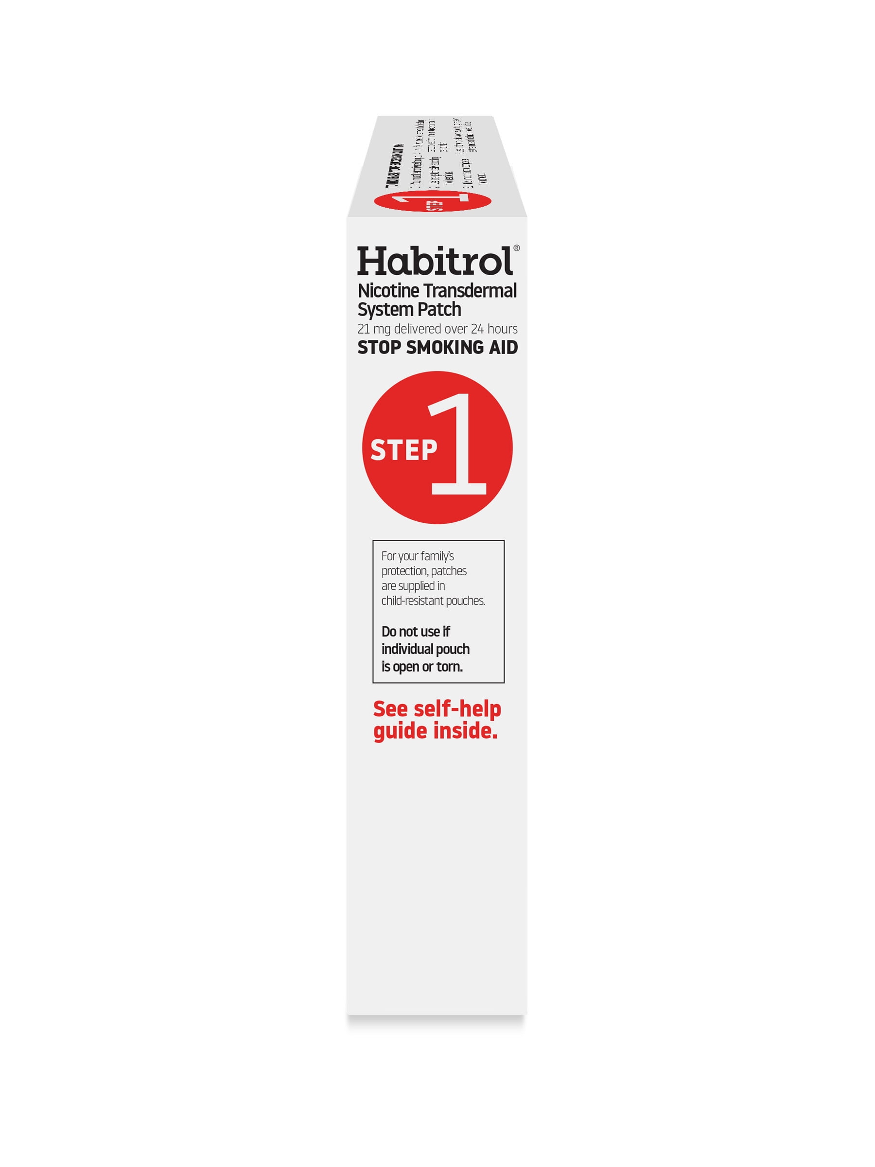Habitrol Nicotine Transdermal Patches, Step 1, 21 mg, 14 Count, Stop Smoking Aid
