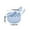 03-B, variant on Reusable Utensils Set with Case Portable Utensils Travel Utensils with Case Spoon Chopsticks and Fork Three-Piece Tableware Set