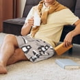 thumbnail image 3 of KLL Cartoon Bear Brown for Men's 1-Pack Shorts,Sleep Pajama Shorts for Men Soft Pj Shorts Men's Pajama Bottoms Sleepwear -Large, 3 of 7