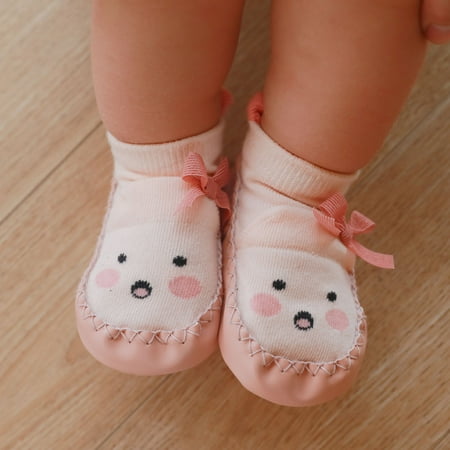 

S LUKKC LUKKC 3D Cute Animal Baby Non-Skid Indoor Slipper Socks Infants Breathable Elastic Socks Shoes Toddler Boy Girls Floor Socks with Memory Insole Protect Toes Christmas Gifts