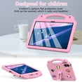 thumbnail image 3 of Kids Case for Walmart Onn 12.1 Inch Pro Tablet 2024 (100146663) Case with Handle & Stand, DIY Cartoon Cute Pattern with Pencil Holder EVA Foam Shockproof Protective Cover, Pink, 3 of 8