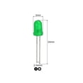 thumbnail image 2 of Uxcell 3mm Light Emitting Diodes, LED Diodes, 10 Colors, 300Pack, 2 of 5