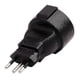 thumbnail image 5 of Eu Standard 16a 250v Swiss 3pin Round Male To Female Power Supply Adapter, 5 of 5