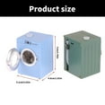 thumbnail image 3 of Miniature Dollhouses Washing Machine 1 12 Scale Realistic Wash Appliance Portable Accessory for Dollhouses Laundry Room, 3 of 9