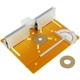 thumbnail image 1 of Router Table Insert Plate 9.4 x 7.9 x 0.2 Inch Aluminum Alloy Portable Milling Machine Flip Board with Clear Scale, 1 of 8