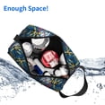thumbnail image 4 of Uemuo Halloween Elements Pattern Portable Toiletry Bags with Handle, Waterproof travel Make up Bags for Women, Large Capacity Travel Cosmetic Bags, 4 of 9