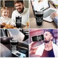 thumbnail image 5 of Tumbler for Dad Father‘s Day Birthday Mug Gift for Men Papa, I Have Two Titles Dad & Dog Dad And I Rock Them Both Double Wall Insulated Tumbler with Lid, 20 oz Stainless Steel Travel Coffee Cup, 5 of 6