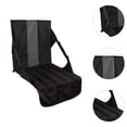 thumbnail image 6 of MAGIDEAL Stadium Seat Cushion with Back Support Multipurpose Sit Mat Floor Chair Bleacher Black, 6 of 8