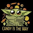 thumbnail image 2 of Boy's Star Wars: The Mandalorian Follow the Candy  Pull Over Hoodie Black Small, 2 of 4