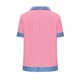 thumbnail image 4 of Tops de Manga Corta para las Mujeres Camiseta Suelta de Primavera Y Verano con Solapa Casual, 4 of 5