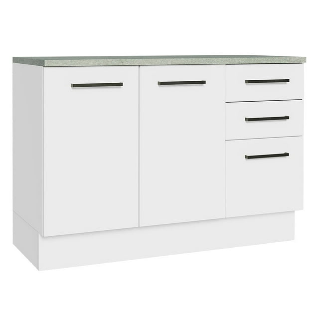 Gabinete Bajo Bufetera Madesa Agata 120cm Con Encimera BB 02