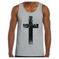 thumbnail image 1 of Awkward Styles Black Cross Tank Top T Shirt for Him Christian Mens Tanks Christian Cross Clothes for Men Jesus Lord Christian Birthday Gifts Jesus Cross Shirts Jesus Clothing Cross Mens Shirt, 1 of 4