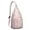 Pink, variant on Boho Seahorse Hiking Backpack – Tropical Coastal Sling Daypack with Watercolor Marine Life Design, Lightweight Waterproof Travel Bag for Beach, Hiking, and Outdoor Adventures