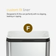 thumbnail image 4 of simplehuman Code F Custom Fit Drawstring Trash Bags in Dispenser Packs, 100 Count, 25-30 Liter / 6.6-8 Gallon, White, 4 of 4