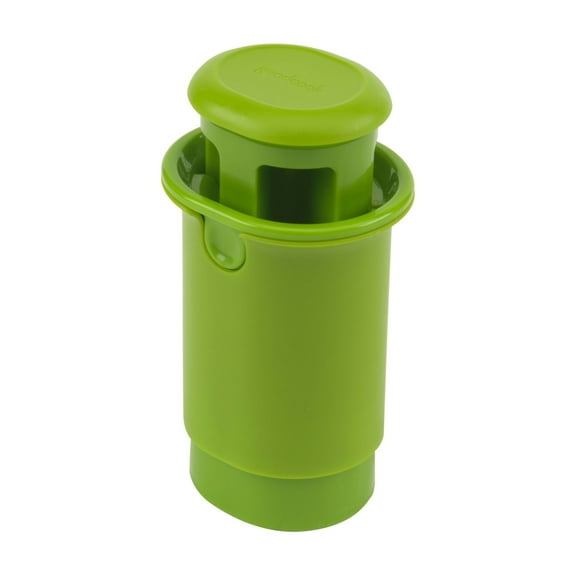 GoodCook Stainless Steel Fruit and Veggie Divider with 4 Lengthwise Cuts, Green