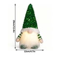 thumbnail image 3 of Handmade Plush Dwarf Doll with Lights, Christmas Holiday Decoration, 11.4 Inch Light Up Christmas Gnomes Plush, Lighted Swedish Elf Doll for Home, Xmas Tree, Holiday Decor, Coffee Shop Decorations, 3 of 7