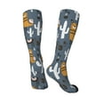 thumbnail image 4 of Easygdp Llama And Cactus Fashionable Adult Sockings&Sports Sockings&Breathable Sockings, Non-Pilling,Contrasting Color Design, 4 of 9