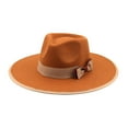 thumbnail image 2 of Sombreros de invierno de moda con lazo para mujer, sombreros de jazz para bodas, y fiestas temáticas Color, 2 of 8