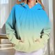 thumbnail image 1 of Ailaofu Hoodies for Women Tie Dye Oversized Sweatshirt Plus Size Loose Fit Cute Hoodie Fall Pullover with Pocket, 1 of 7