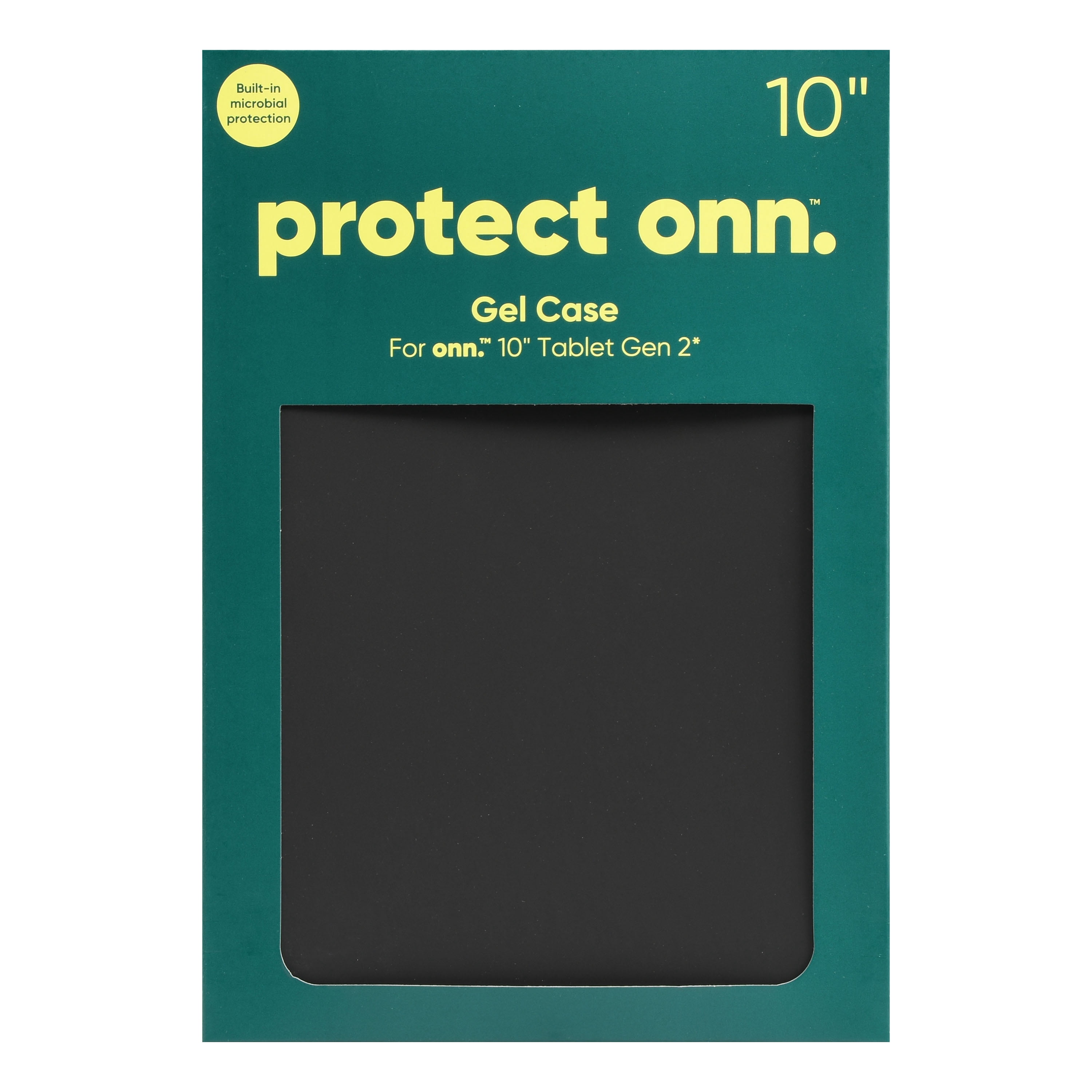 onn. Gel Case for 10'' Tablet Generation 2, Black